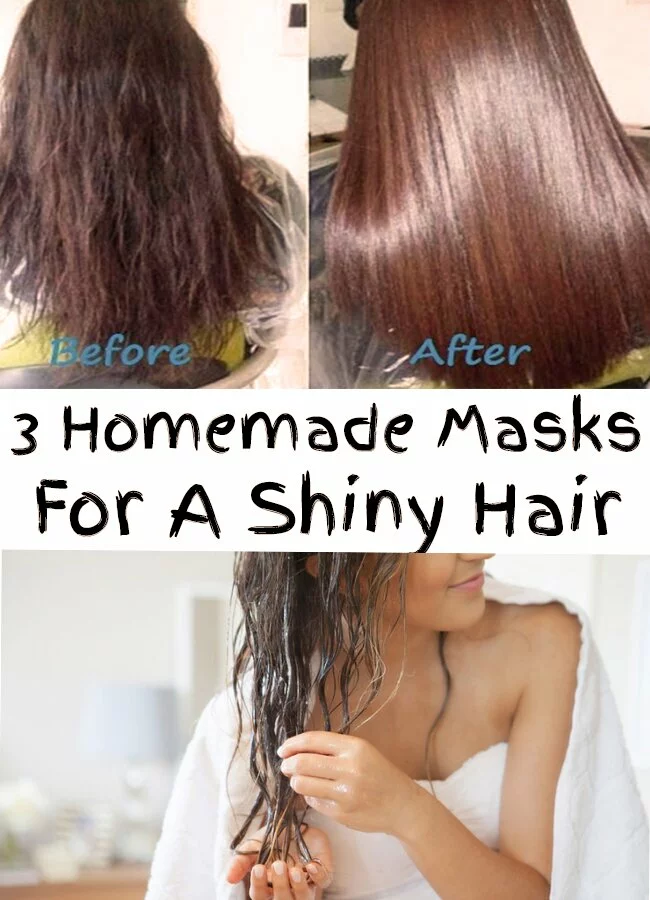 3 Homemade Masks For A Shiny Hair